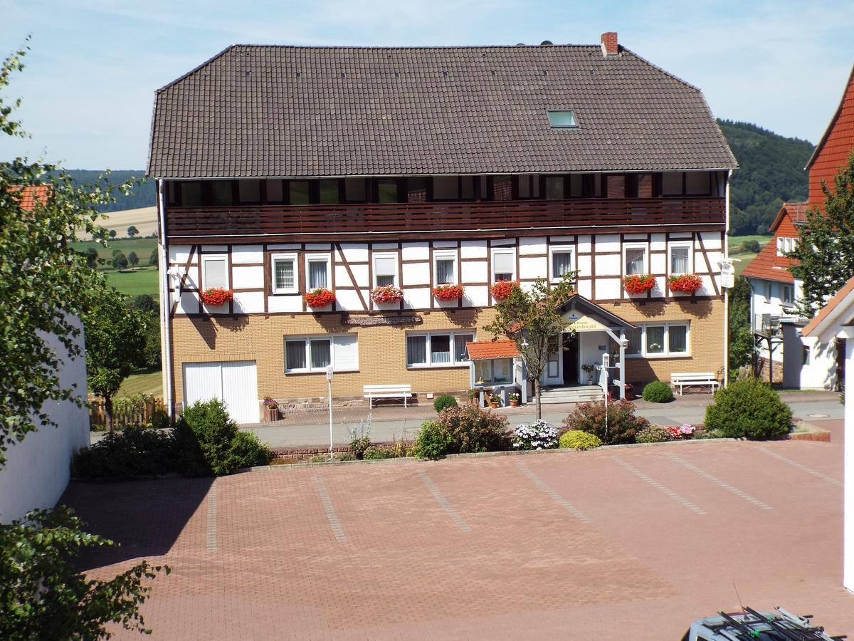 Hotel Garni Zum Reinhardswald Gewissenruh Dış mekan fotoğraf